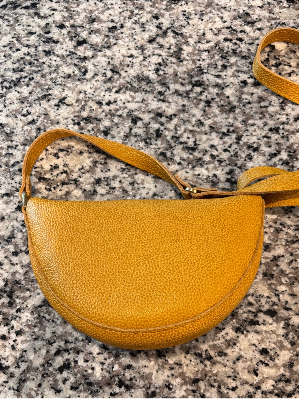 Portland leather sm Koala Crossbody Bag in Sunshine - Picture 2 of 15